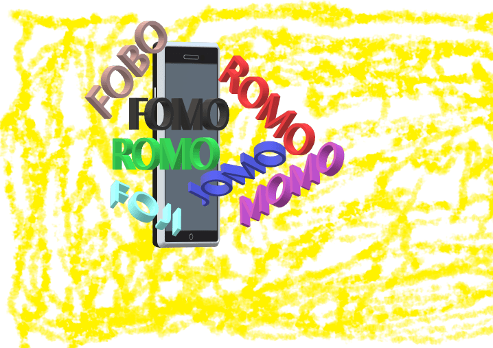 Niet alleen FOMO is een risico van sociale media, ook bijvoorbeeld ROMO MOMO, JOMO en FOBO